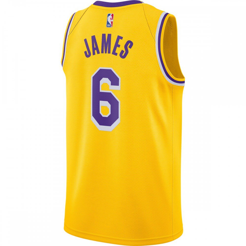 LeBron James Los Angeles Lakers 2021/22 #6 Swingman Player Jersey - Gold - Icon Edition-Pro Kit Vault | Brand New 26/27 Sports Jerseys